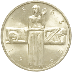 1963- 5 francs, Pièce commémorative, (argent)