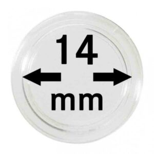 Capsules monnaies Ø intérieur 14 mm, paquet de 10