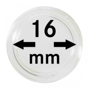 Capsules monnaies Ø intérieur 16 mm, paquet de 10