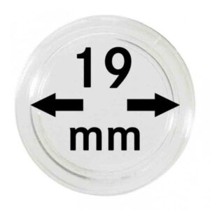 Capsules monnaies Ø intérieur 19 mm, paquet de 10