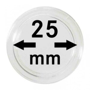 Capsules monnaies Ø intérieur 25 mm, paquet de 10