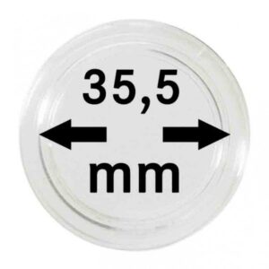 Capsules monnaies Ø intérieur 35,5 mm, paquet de 10