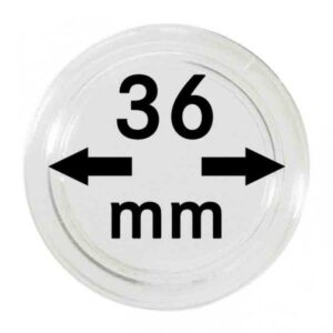 Capsules monnaies Ø intérieur 36 mm, paquet de 10