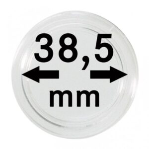 Capsules monnaies Ø intérieur 38,5 mm, paquet de 10