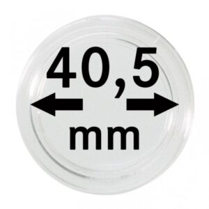 Capsules monnaies Ø intérieur 40,5 mm, paquet de 10