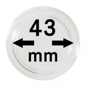 Capsules monnaies Ø intérieur 43 mm, paquet de 10