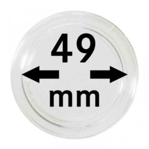 Capsules monnaies Ø intérieur 49 mm, paquet de 10