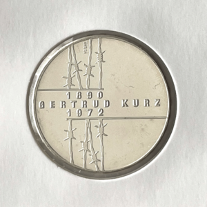 20 Francs comm. 1992 (unz) Gertrud Kurz, 1890-1972