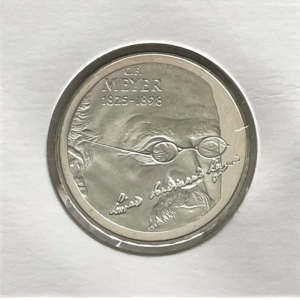 20 Francs comm. 1998 (unz) Conrad Ferdinand Meyer, 1825-1898