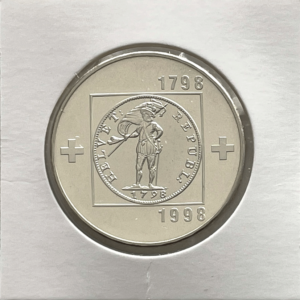 20 Francs comm. 1998 (unz) 200 ans de la République helvétique