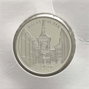20 Francs comm. 2003 (unz) Vieille ville de Berne