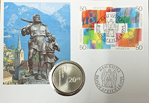700 ans Confédération suisse 1991