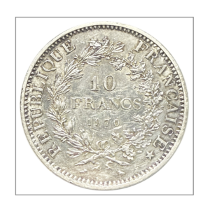 France, 10 francs 1970 Hercule, en argent