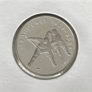 20 Francs comm. 2008 (unz) 100 ans hockey sur glace