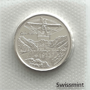 20 Francs comm. 2013 (unz)  Première traversée des alpes en avion