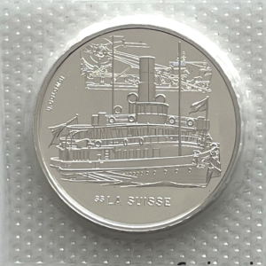 20 Francs comm. 2018 (unz) Bateau à vapeur La Suisse