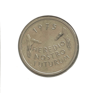 5.00 francs comm. 1975  (FDC)  "Année européenne du patrimoine architectural"