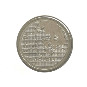 5.00 francs comm. 1979 (Cu-Ni) (FDC) "Albert Einstein, effigie"