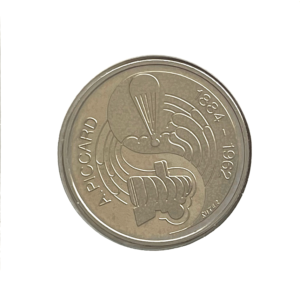 5.00 francs comm. 1984 (FDC)  "Auguste Piccard, 1884-1962"