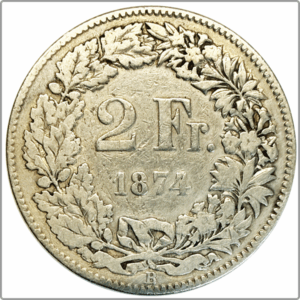 CH-2.00 Francs-1874 (s)