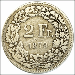 CH-2.00 Francs-1879 (s)