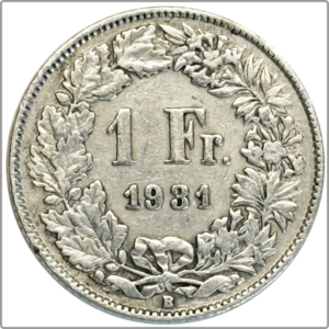 CH-1.00 Francs-1931 (s)