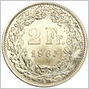 CH-2.00 Francs-1965 (s+)