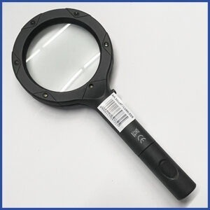 Loupe lumineuse LED, 2 x, 6 LED, noir