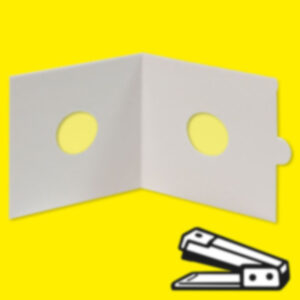 Etuis numismatiques carton à agrafer