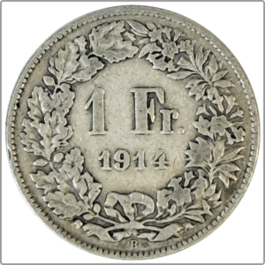 CH-1.00 Francs-1914 (s)