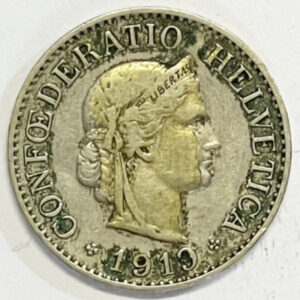 CH- 0,10 centimes, 1919, (s)
