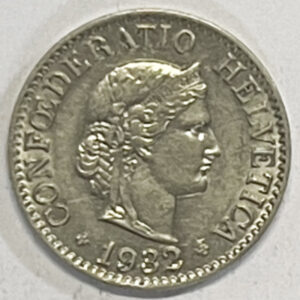 CH- 0,10 centimes, 1932, (s)