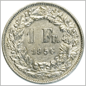 CH-1.00 Francs-1956 (ss)