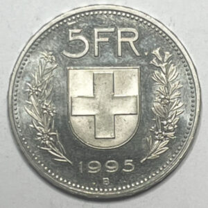 CH-5.00 Francs -1995 (vorz)