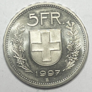 CH-5.00 Francs -1997 (vorz)