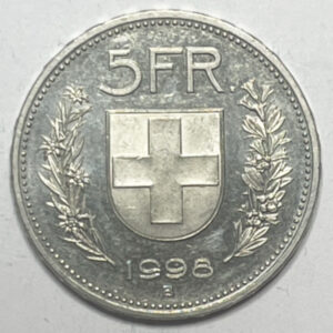 CH-5.00 Francs -1998 (ss)