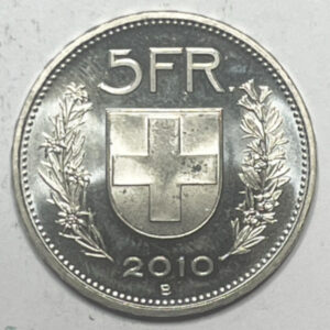 CH-5.00 Francs -2010 (vorz)