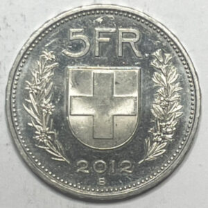 CH-5.00 Francs -2012 (vorz)