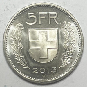 CH-5.00 Francs -2013 (vorz)