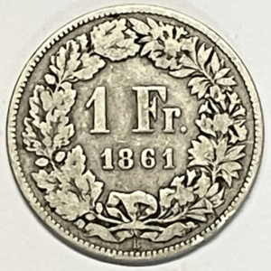 CH-1.00 Francs-1861