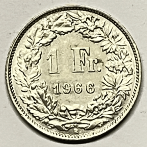 CH-1.00 Francs-1966 (s)