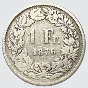 CH-1.00 Francs-1876 (s)