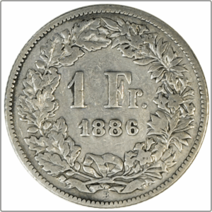 CH-1.00 Francs-1886 (s)