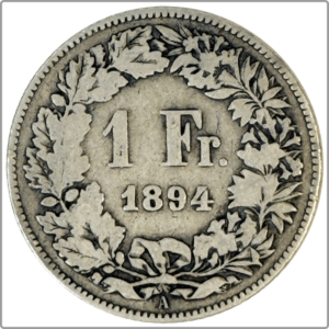 CH-1.00 Francs-1894 A (s)
