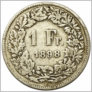 CH-1.00 Francs-1898 (s)