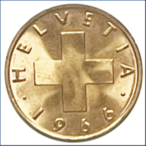 CH- 0,02 centimes, 1966 (unz)