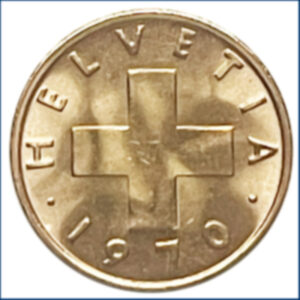 CH- 0,02 centimes, 1970 (unz)