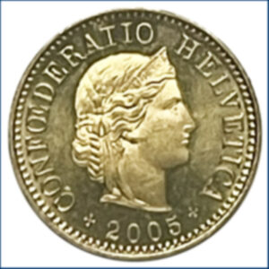 CH- 0,05 centimes, 2005, (vz)
