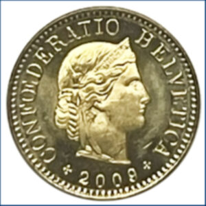 CH- 0,05 centimes, 2009, (vz)