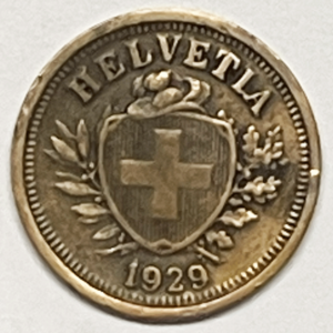 CH - 1 centime 1929(s)